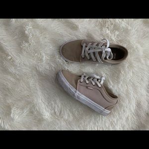 Tan canvas Vans